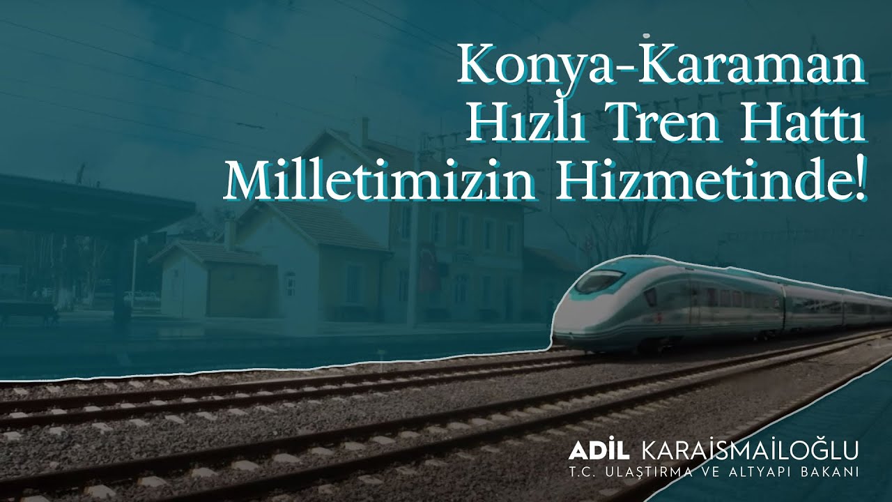 Konya-Karaman Hızlı Tren Hattı Milletimizin Hizmetinde!🇹🇷