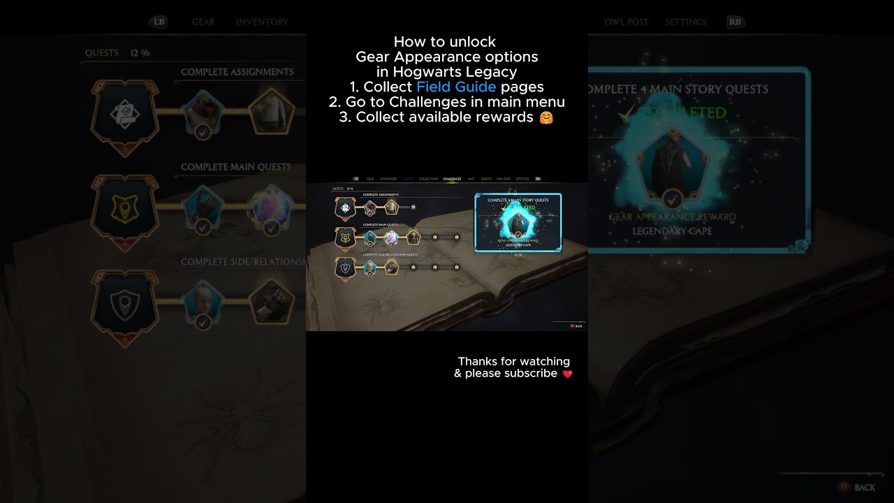 Collect Hogwarts Field Guide pages for cool rewards in 