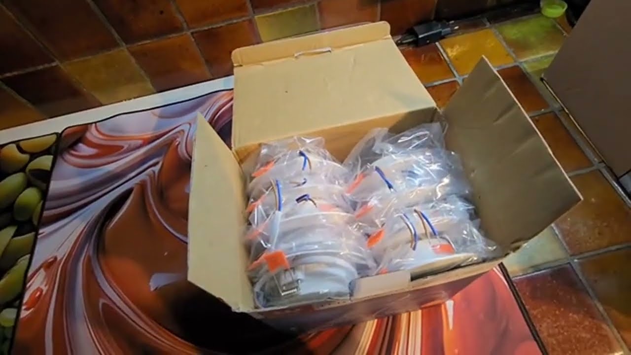 wowatt Spot LED Encastrable Dimmable 7W 220V spot led extra plat Blanc Chaud, Simple, l&eacute;ger, facile