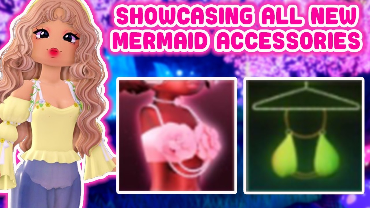 Showcasing All 6 Of The NEW Flowering Season Mermaid Accessories Royale High Update