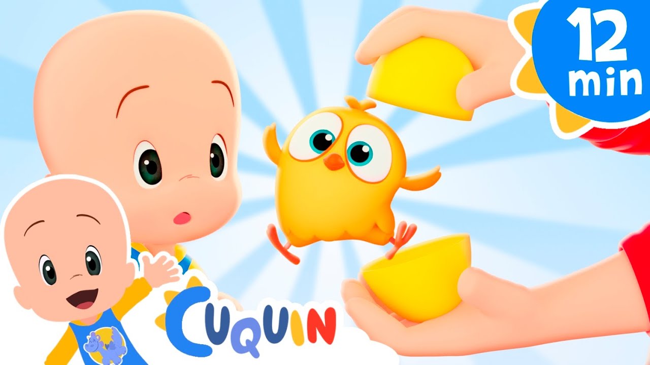 Huevos sorpresa de la granja | Cánticos | Cleo & Cuquín