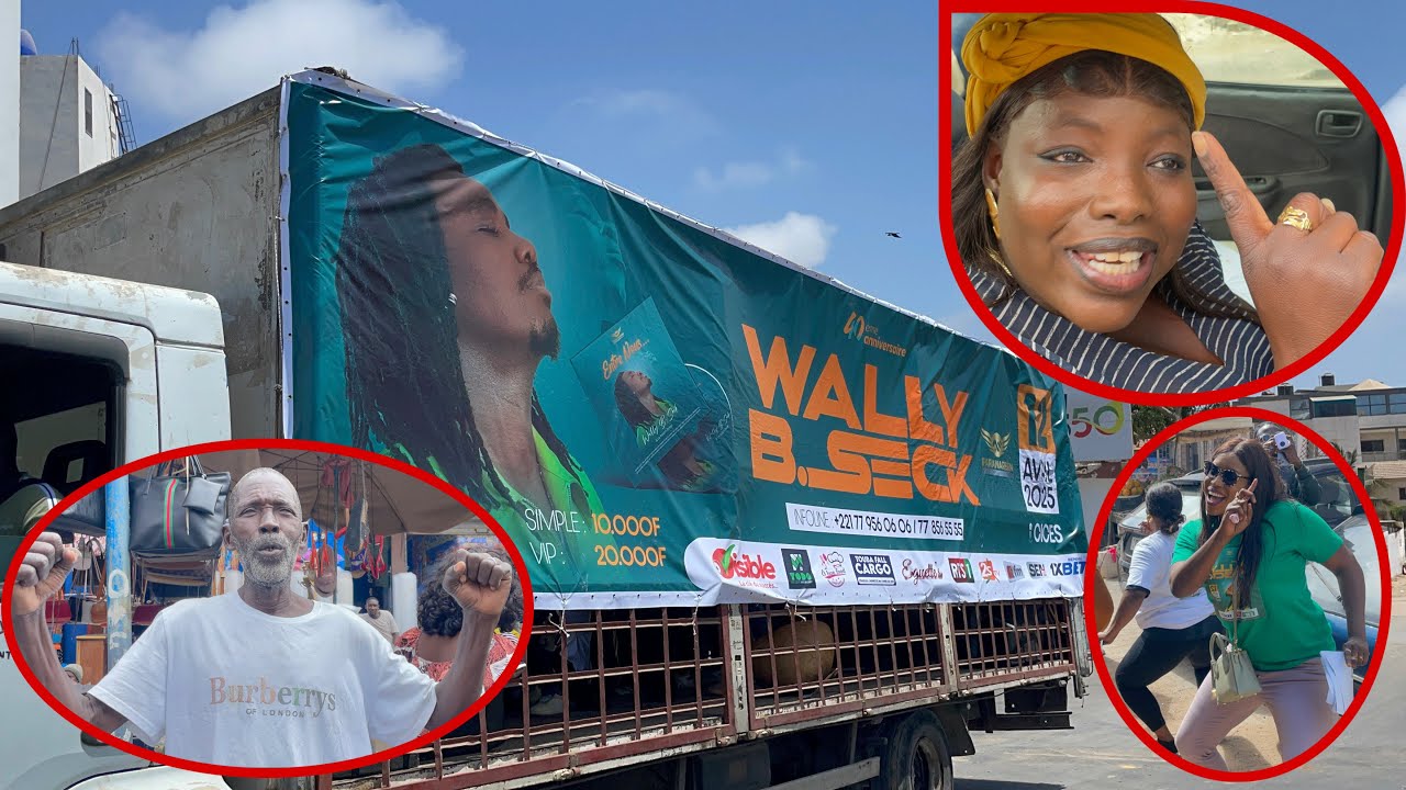 Caravane l’anniversaire de Wally Seck aux Cices,Message de se vieux a Wally Vivez l’ambiance des 48h