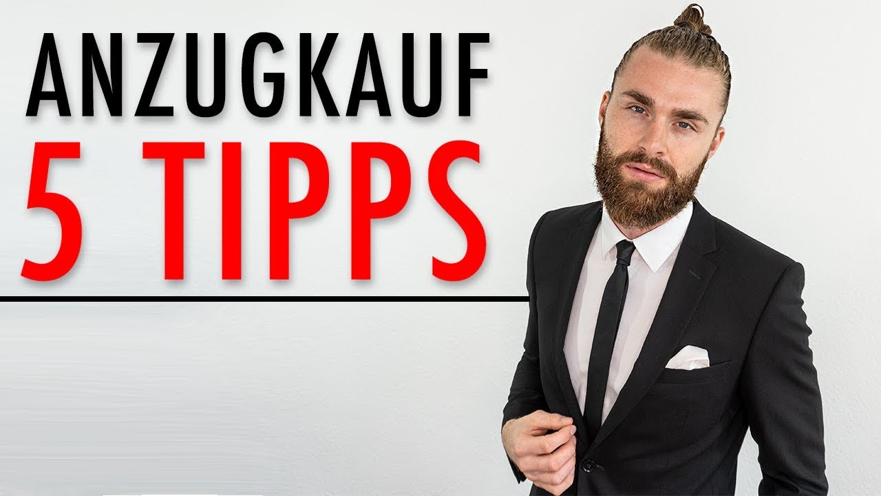 ANZUG TIPPS für MÄNNER ● 5 Tipps für den ANZUGKAUF