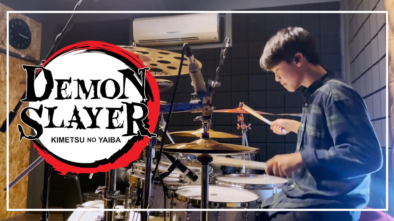 LISA - Gurenge (Kimetsu no Yaiba Opening ) | Drum Cover | Gene OVD 13 Years old