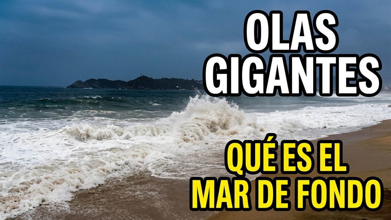 LA FUERZA DEL MAR DE FONDO EN ACAPULCO | OLAS GIGANTES | QUÉ ES EL MAR DE FONDO