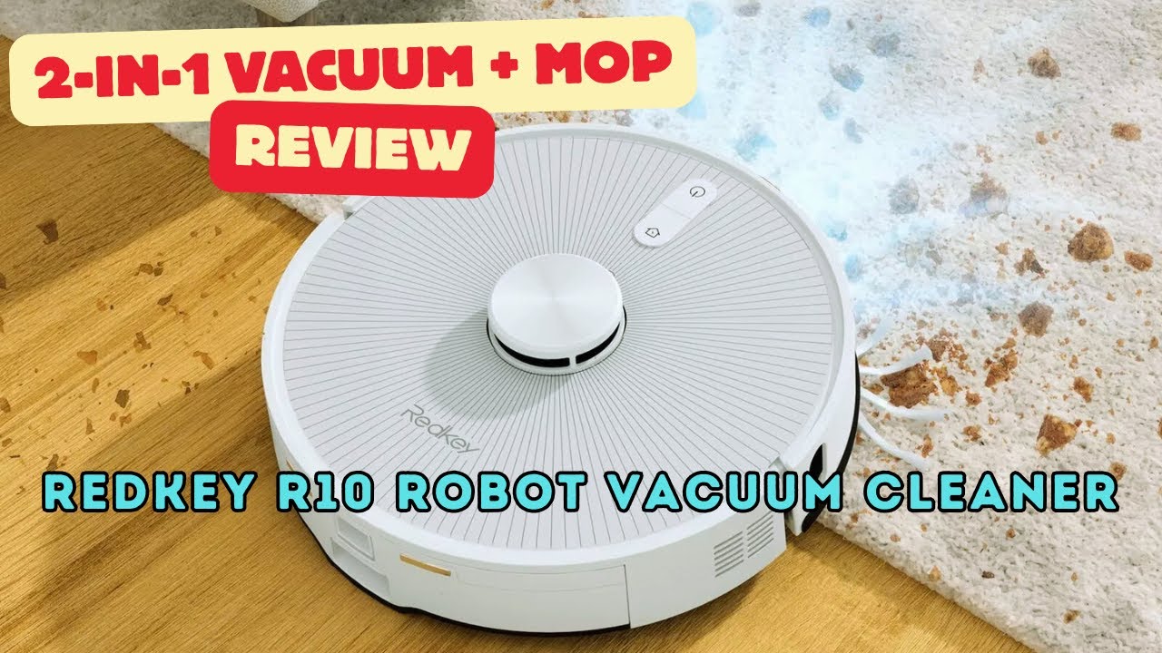 Redkey R10 Robot Vacuum Cleaner | 2-in-1 Vacuum & Mop with 4000Pa Suction
