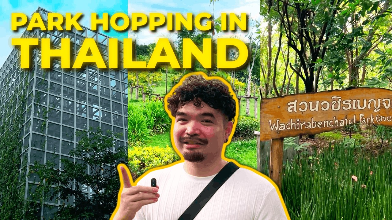 Bangkok Park Hopping 🇹🇭 | Queen Sirikit Park & Wachirabenchathat Park