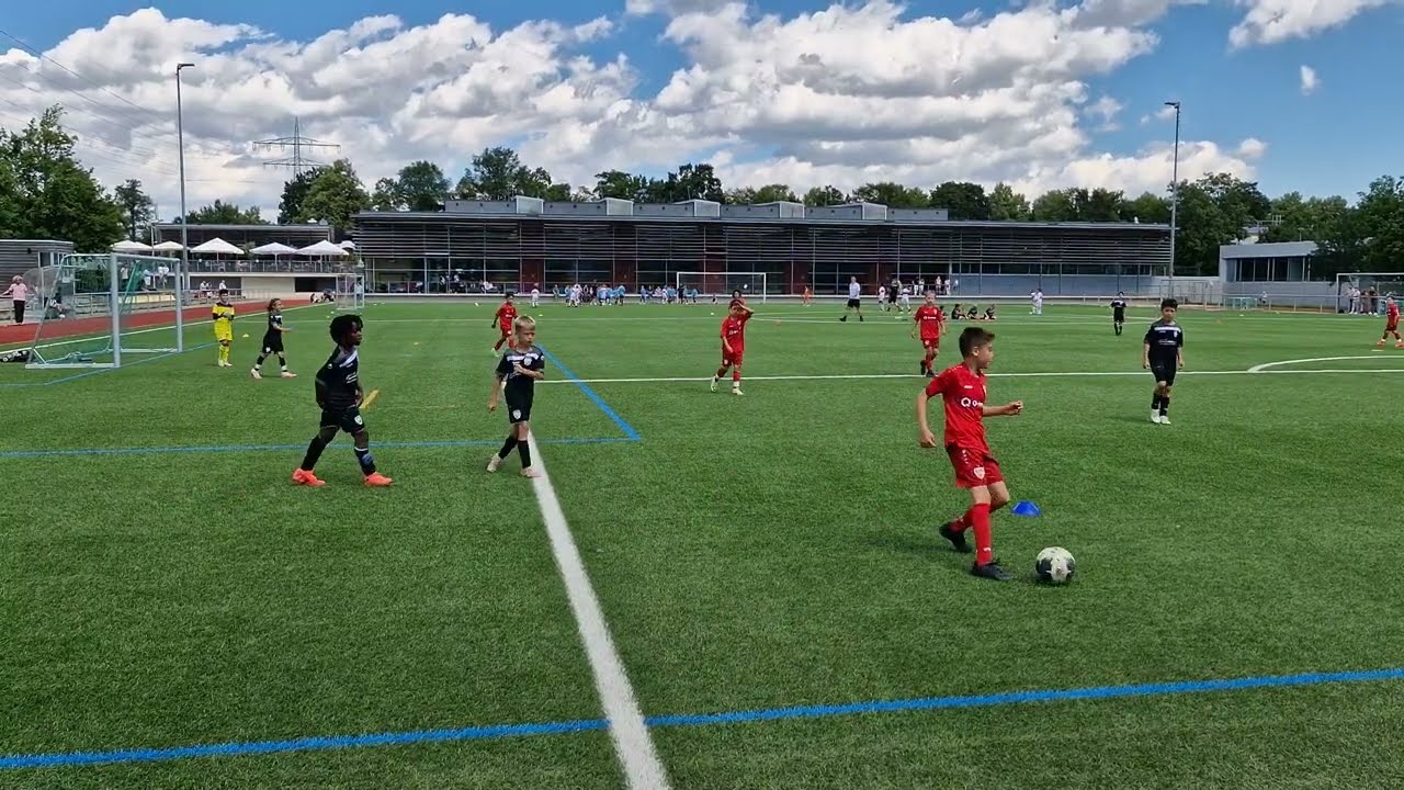 VfB Stuttgart U10 Rot vs. SSV Reutlingen U10 -Rückrunde- Leistungsvergleich- Echterdingen 14.07.2024