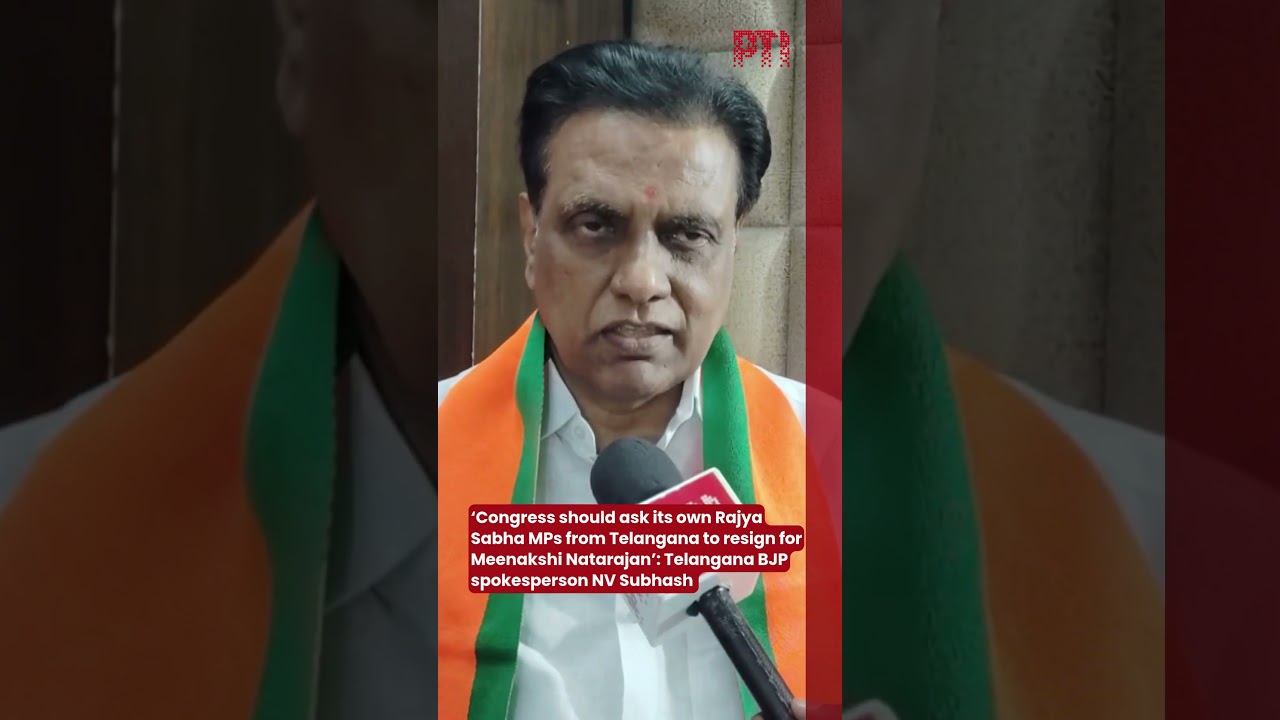 &lsquo;Congress should ask its own RS MPs from Telangana to resign for Meenakshi Natarajan&rsquo;: NV Subhash