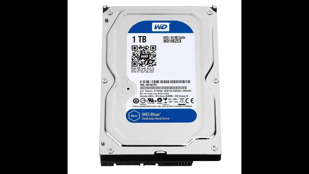 WD10EZEX Western Digital Caviar Blue 1TB 7200RPM SATA 6Gbps Internal Hard Drive #WD10EZEX