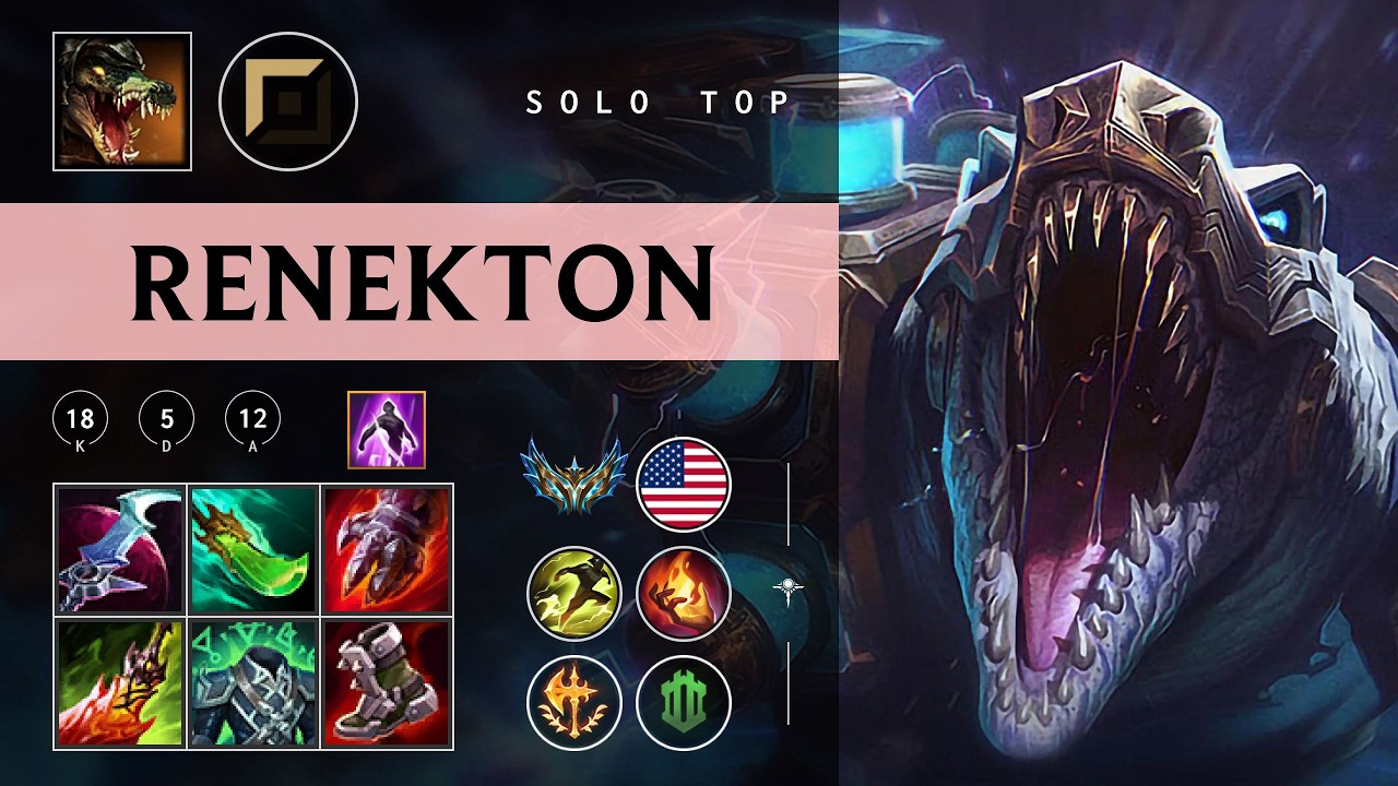 Renekton Top vs Irelia - NA Challenger Patch 26.05