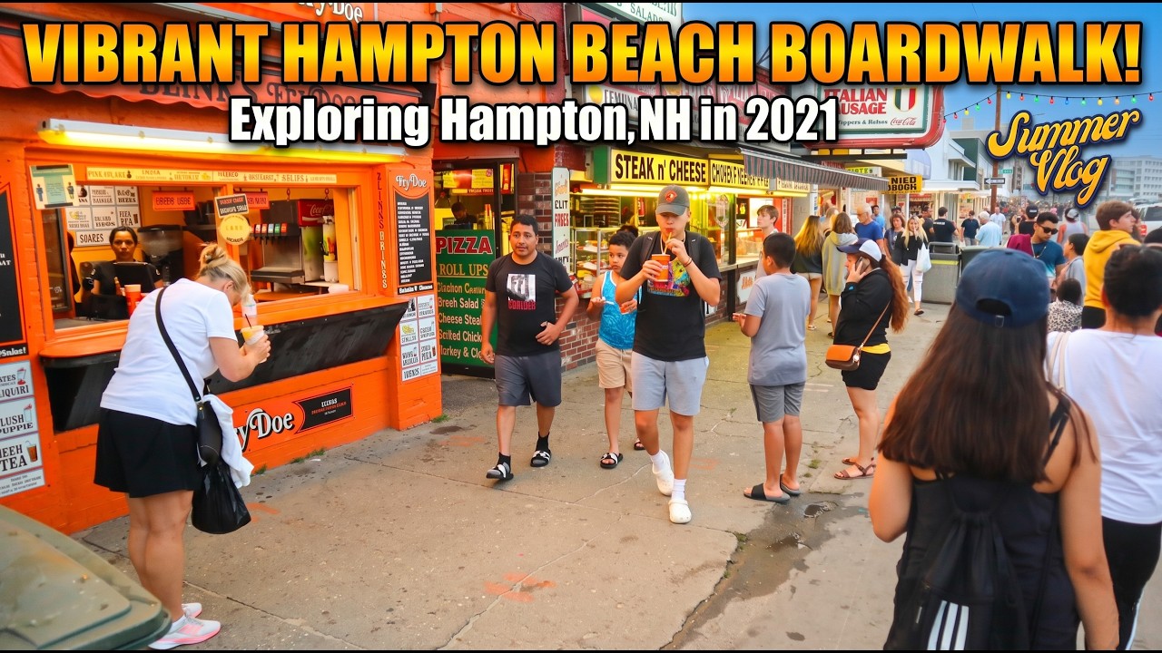 Boardwalk at Hampton Beach, New Hampshire 2021