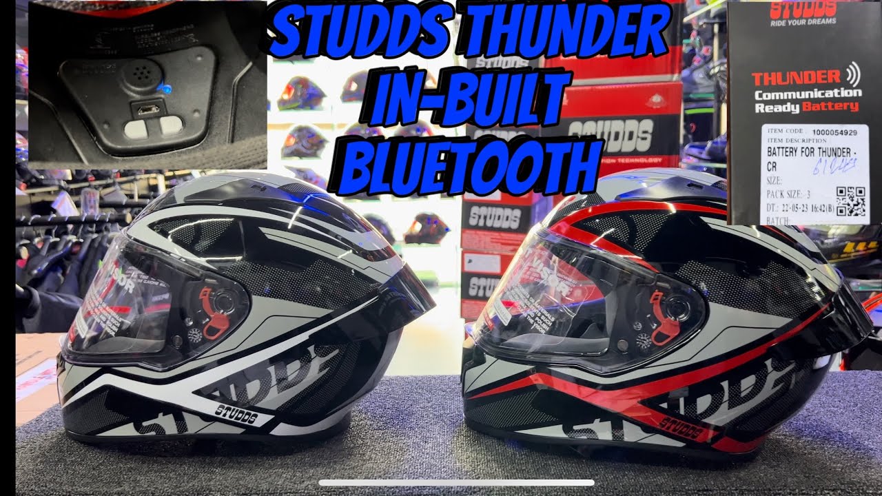 STUDDS Thunder In-built Bluetooth Helmet | India’s 1st Budget Bluetooth Helmet |@STUDDSAccessories