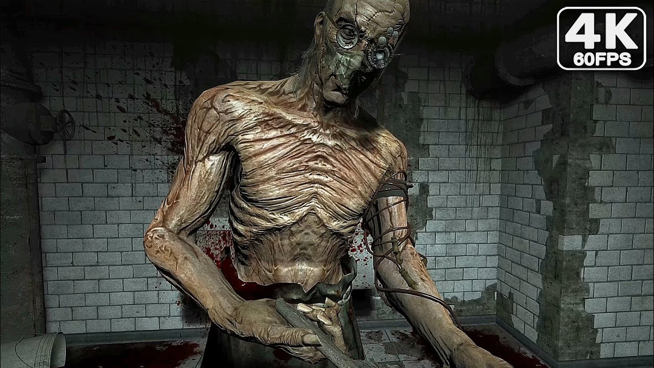 Ричард Трагер Безумная Сцена в Больнице ● OUTLAST 1 (Катсцена) [4K PC] Прохождение Аутласт 1