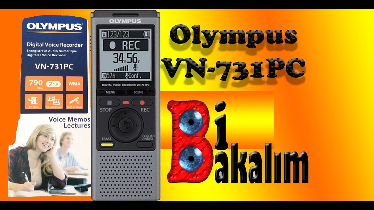 OLYMPUS VN-731PC SES Kayıt Cihazı inceleme (Olympus Voice Recorder)