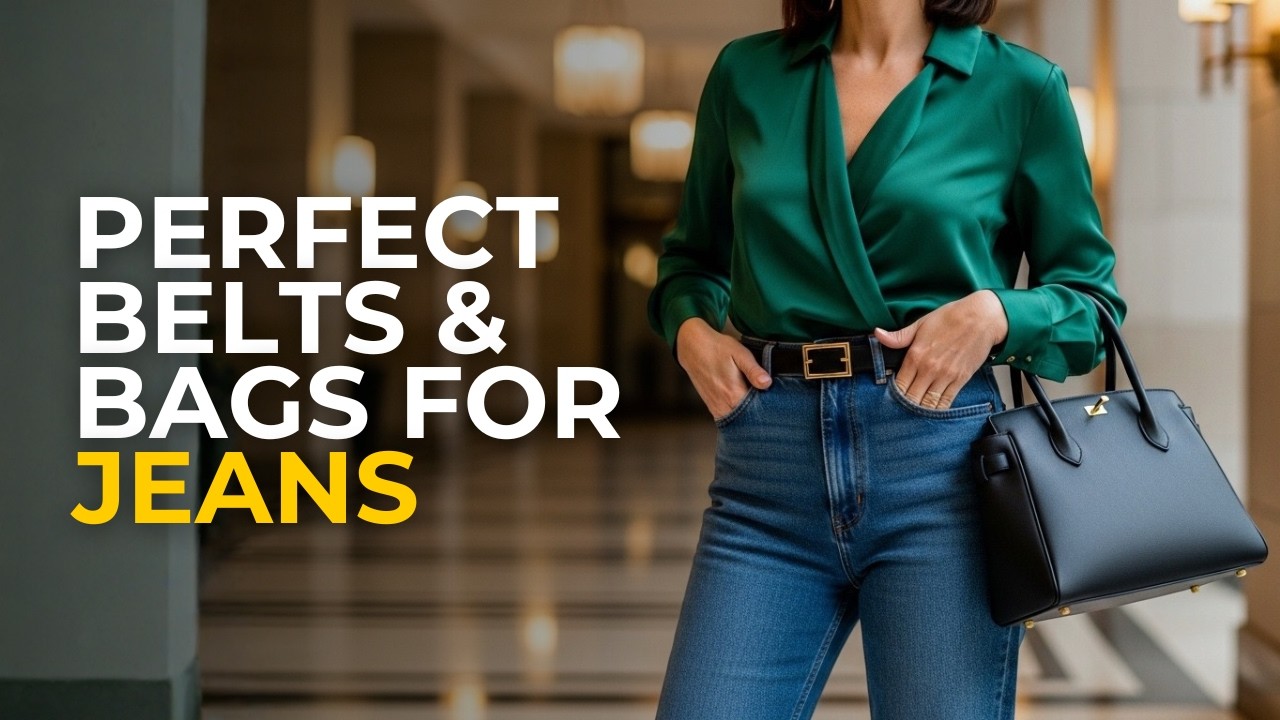 The Right Belts And Bags To Wear With Jeans To Look Polished.