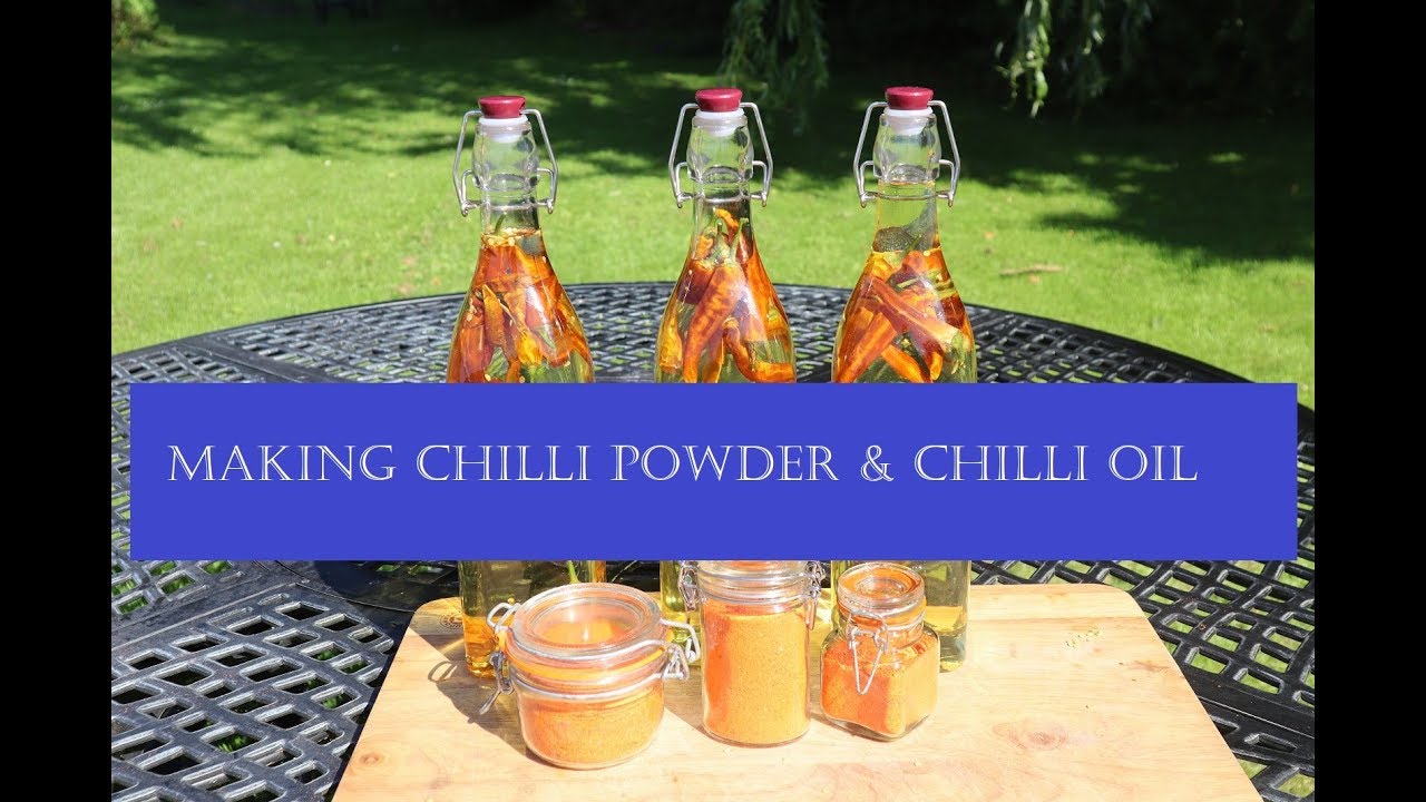 Preserving Chillies (Making chilli powder & chilli oil)