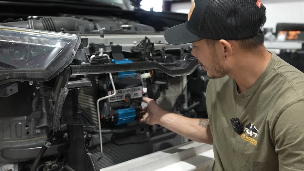 R4T Behind the Grille Air Compressor Mount for 5th Gen 4Runner (2010-2024) | Install Guide