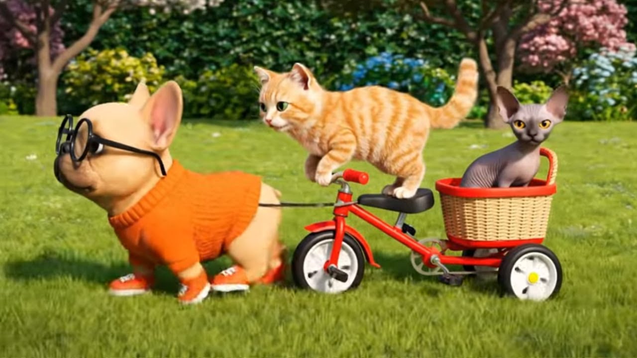Bubu Finds a Secret Treasure! 🎁 His First Old Bicycle Adventure