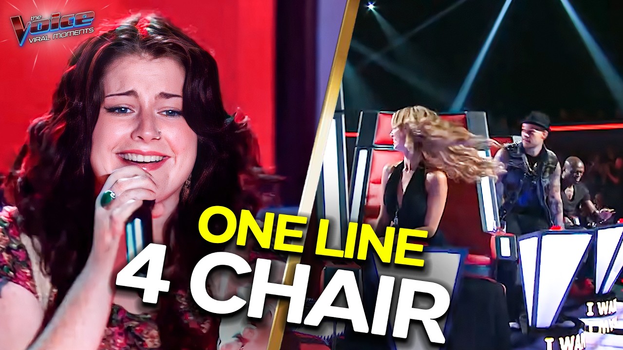 She Sang ONE NOTE And Forced An Instant 4-Chair Turn! 😱⚡️
