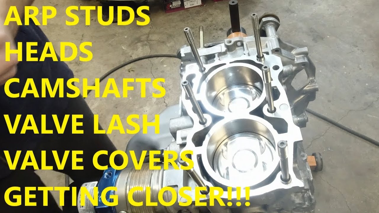 Сборка Subaru STI EJ25, часть 5, головки цилиндров, шпильки, болты ARP