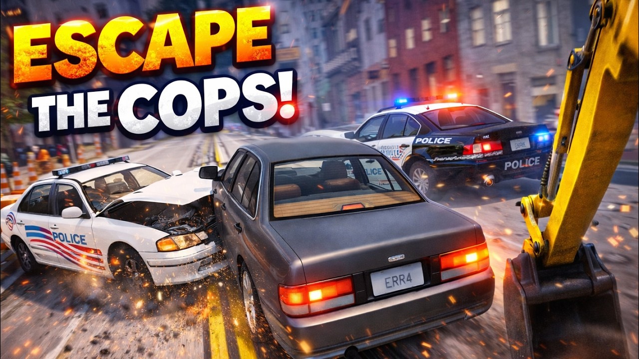This Chase Got Out of Control Fast | BeamNG Evade