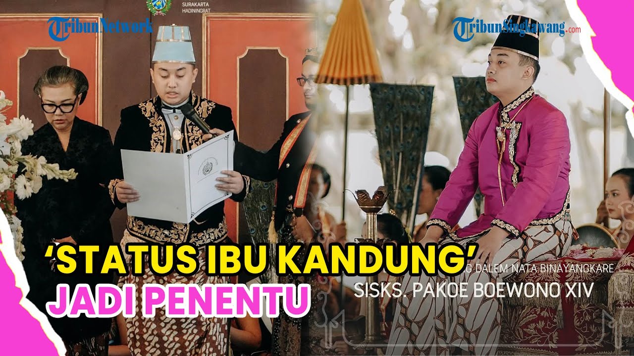 STATUS IBU KANDUNG JADI PENENTU❗AKAR PERMASALAHAN TAHTA KERATON SOLO