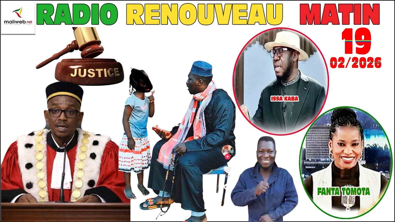 LE MATINAL DE LA RADIO RENOUVEAU FM du 19 Février 2026