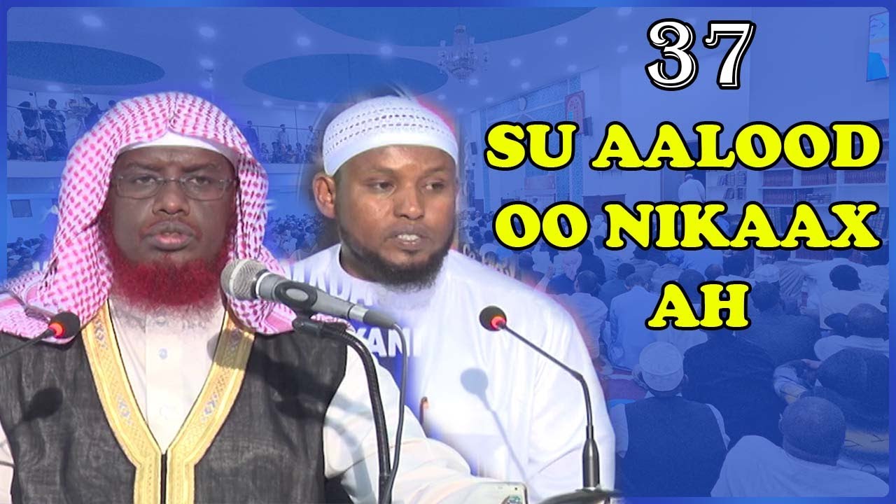 37 Su aalood oo wada Nikaax ah || Sh Maxamed Cabdi Umal
