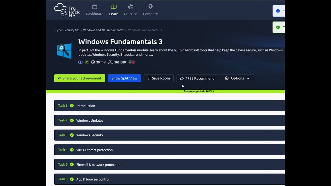 THM Windows Fundamentals 3