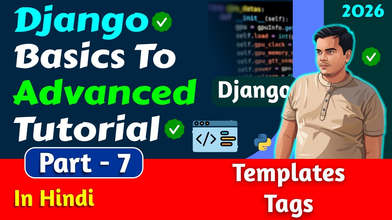 Django Template Tag Use in Django | Django Tutorial Basics to Advanced | in Hindi 2026 #7