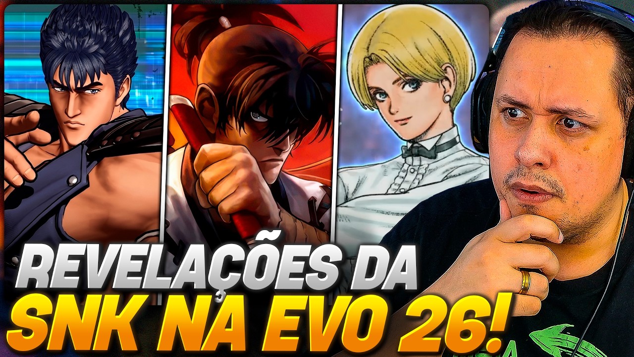 SNK N&Atilde;O PARA! SEASON 3 de FATAL FURY, ART OF FIGHTING 3 R, PATCH para KOF XV e MAIS
