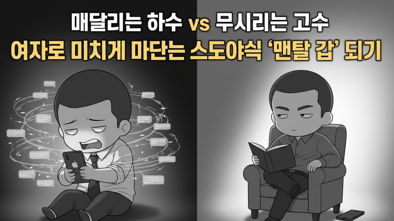 매달리는 하수 vs 무시하는 고수: 여자를 미치게 만드는 스토아식 '멘탈 갑' 되기