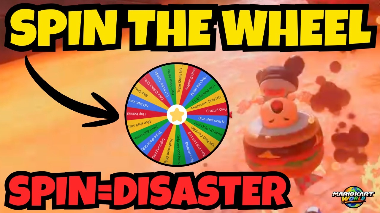 What Happens When A Random Wheel Controls Mario Kart?