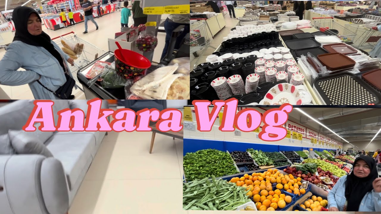 Gimsapark Avm❤️Yeni Açılan Markete Gittik Annemle💥#alışverişmerkezi