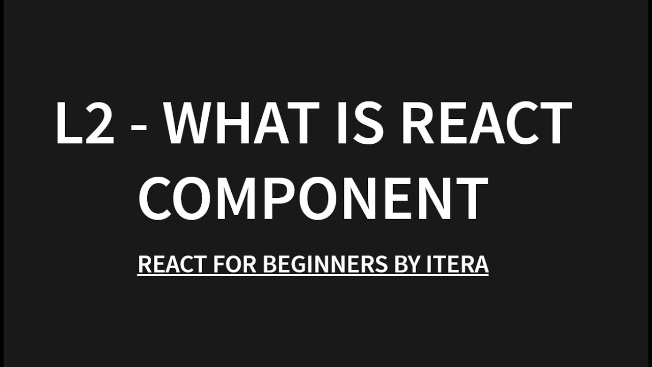 React та компоненти - третя лекція з курсу React для початківців від Itera та Vitalii Ruban
