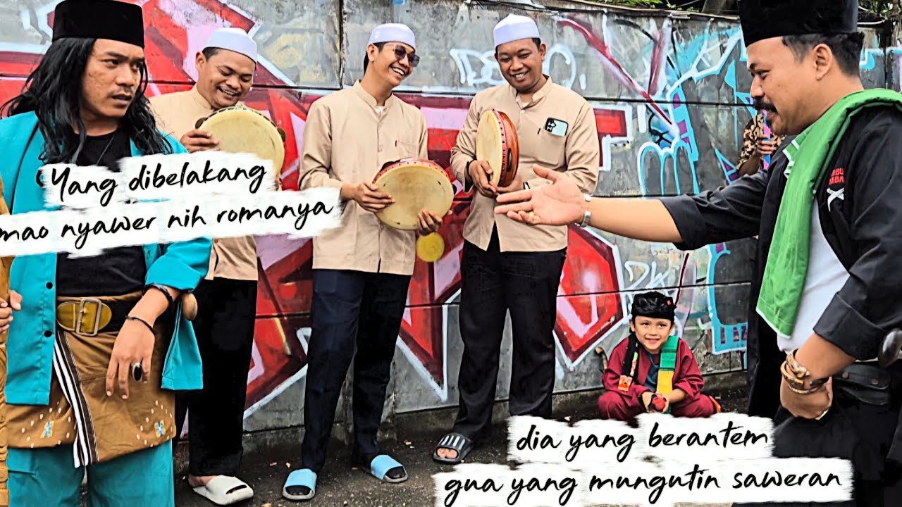 Palang Pintu Betawi Di Tangerang Nikahan Bang Jamil