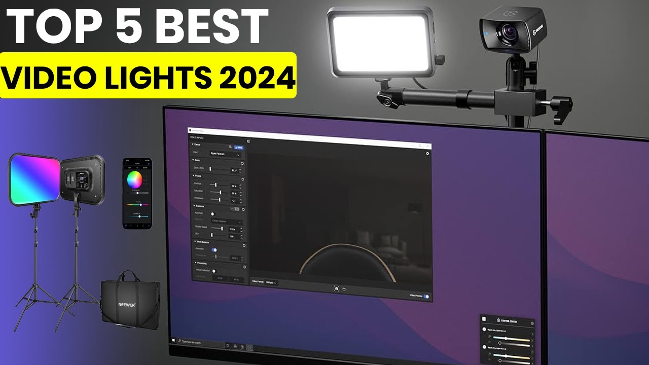 Best Video Lights For Streaming In 2024 || The Best Lighting For Your Videos On Any Budget