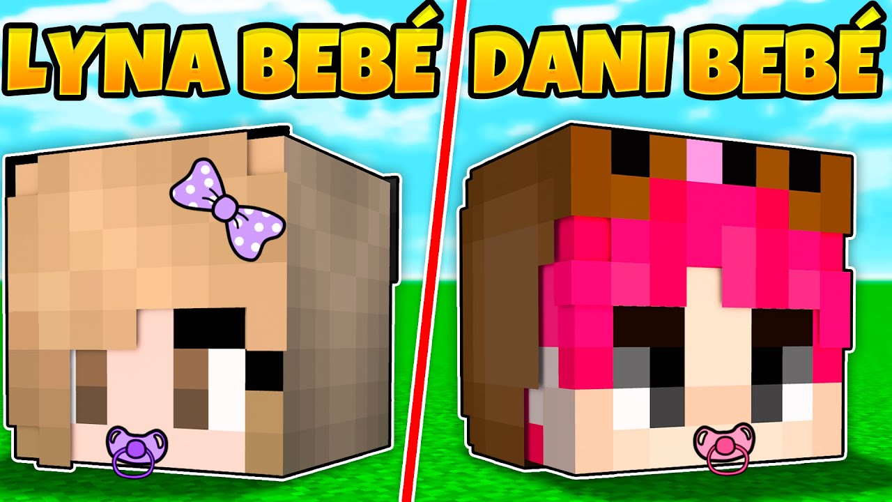 CASA DE LYNA BEBÉ VS DANI BEBÉ EN MINECRAFT!!