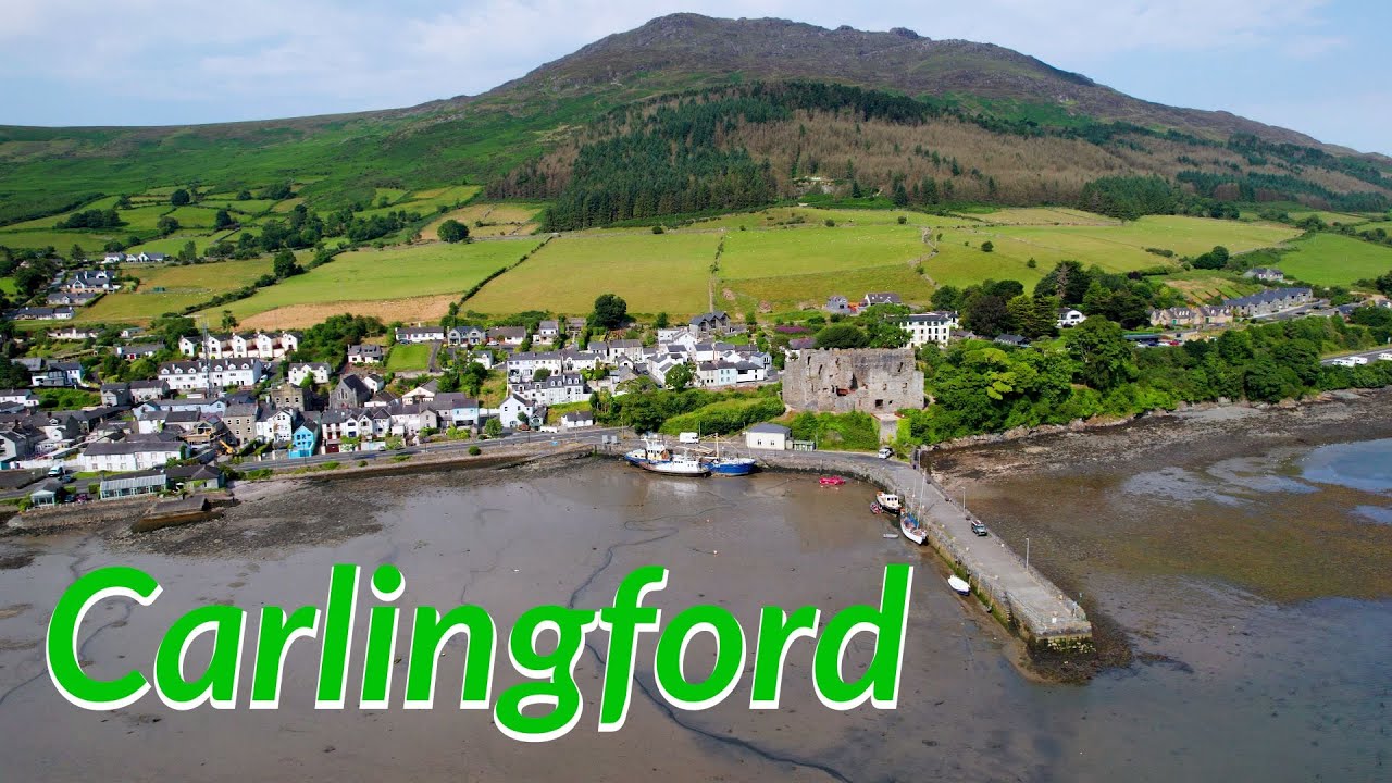 Carlingford | King John's Castle | Co. Louth | Ireland - DJI Air 2S Drone Video 4K