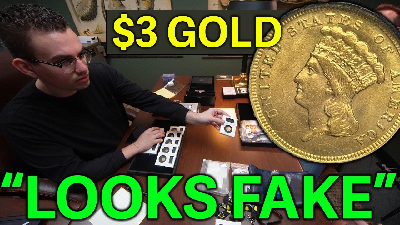 Did He Buy A FAKE $3 GOLD COIN? (Coin Office Negotiations)