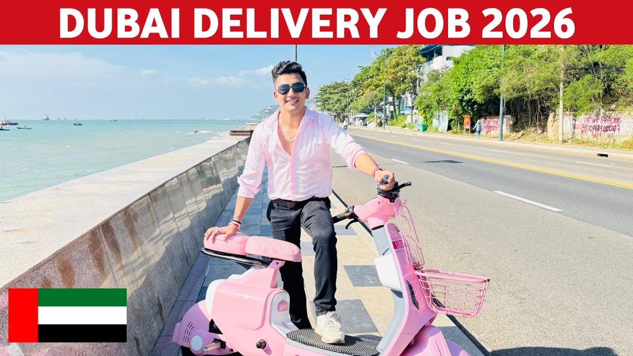 Dubai 🇦🇪 Delivery Job 2026 | Employment Visa | Jobs in Dubai | Bike Rider Work Permit