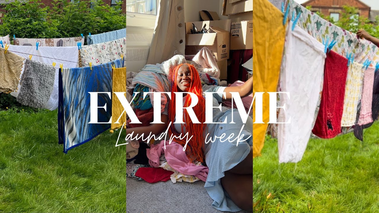 Extreme Laundry Routine: Tackling 2+ Months of Clothes | Motivation for Busy Moms #laundryday