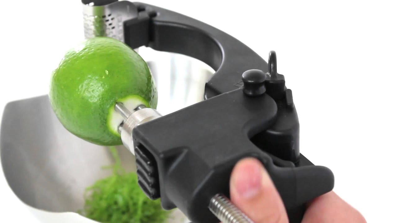 Zip Zester rallador de cítricos por rotación Spin Zester (Maquinarias Cobo)