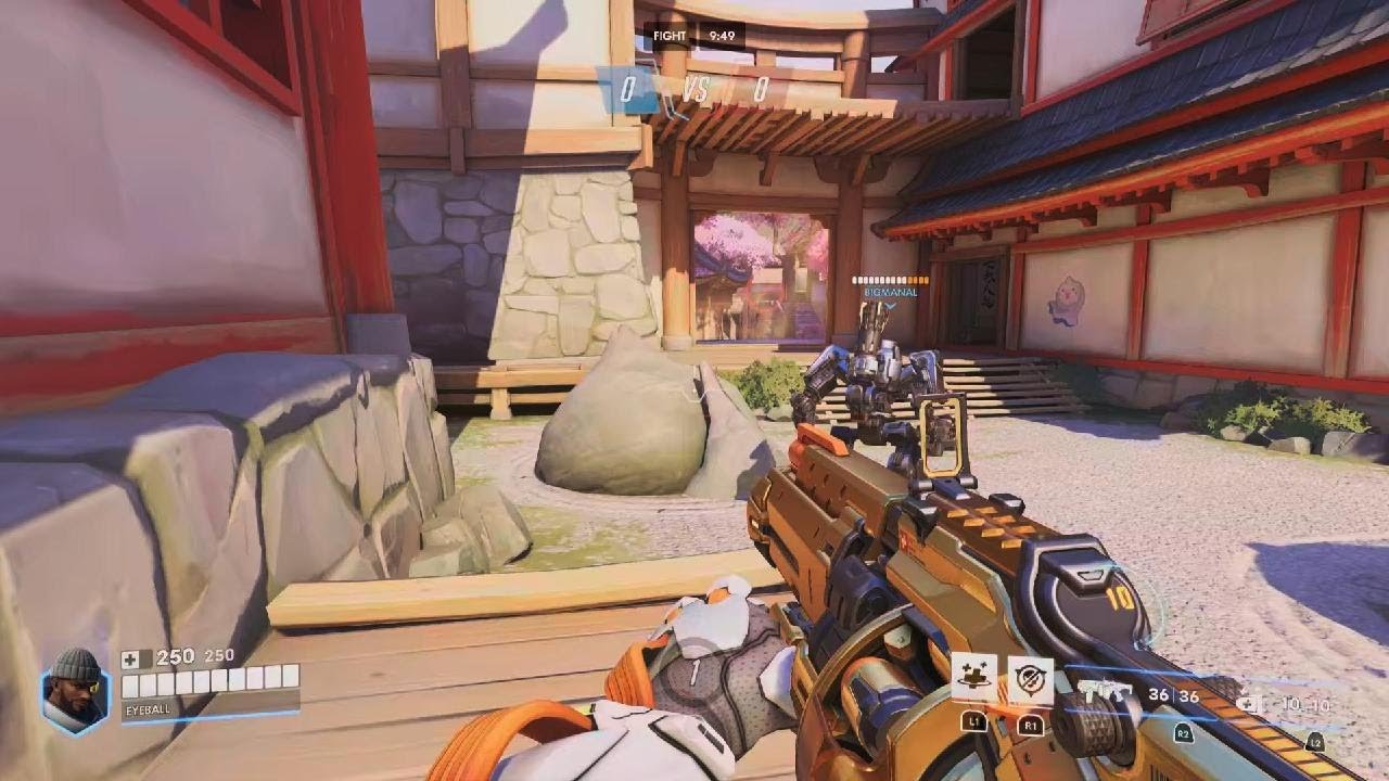 Overwatch - Roadhog's Catch-A-Mari game for the first time!