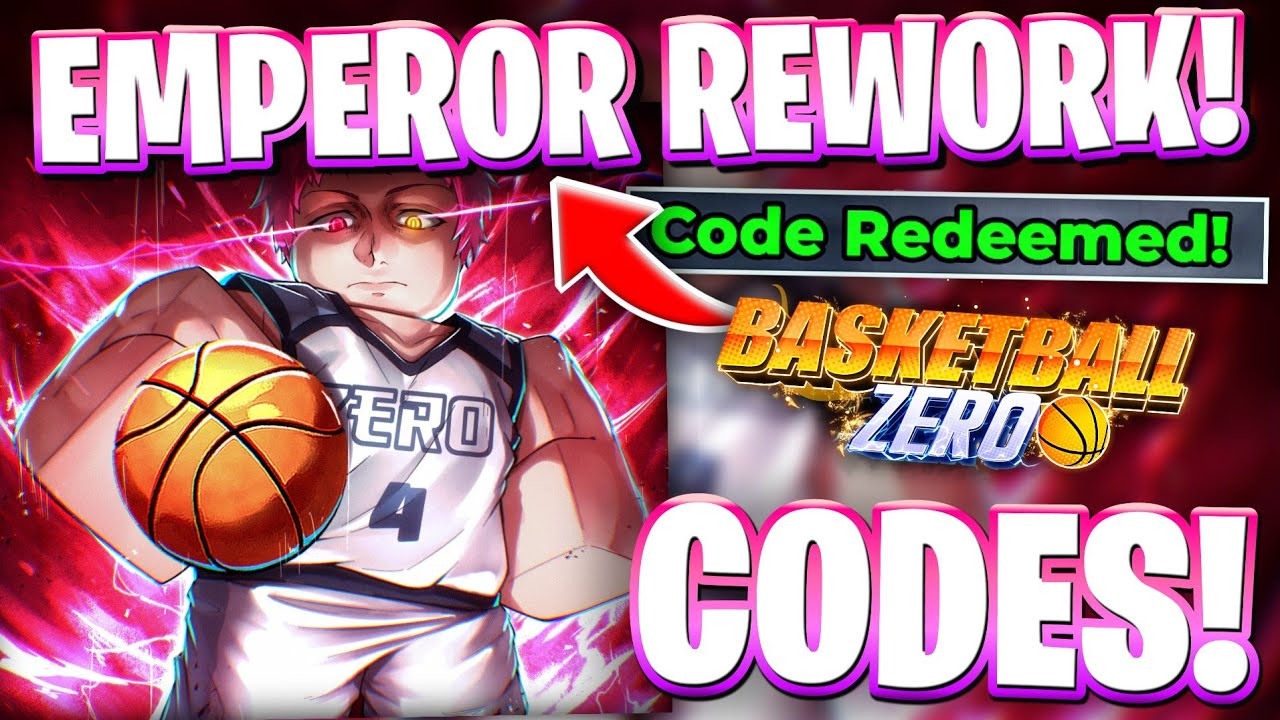 ⚡[ИМПЕРАТОР] НОВЫЕ КОДЫ ОБНОВЛЕНИЯ РЕВОРКА ИМПЕРАТОРА ДЛЯ BASKETBALL ZERO (BBZ)! КОДЫ ROBLOX BASK...
