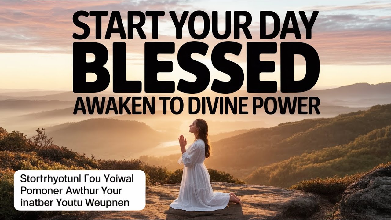 AWAKENING PRAYER | SEEK FIRST THE DIVINE AND EXPERIENCE A POWERFUL, TRANSFORMING DAY OF BLESSINGS