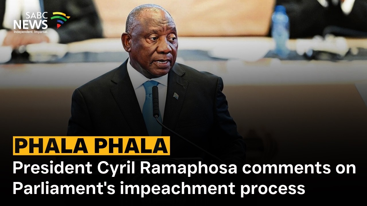 Phala Phala | Prezydent Cyril Ramaphosa komentuje proces impeachmentu parlamentu