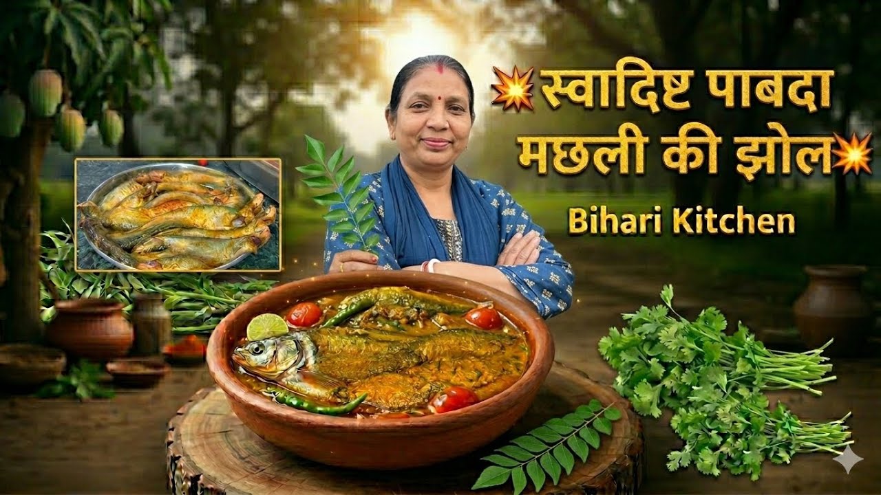 Pabda Fish Curry बिहारी स्टाइल सरसों वाली मछली करी/ पब्दा मछेर झोल 