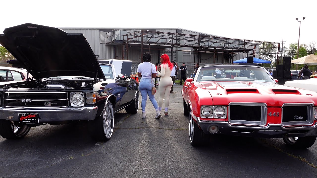 WhipAddict: Best Of March Madness Car Show in Macon GA, Bigg Meech Ol Lady, Big Rim Custom Cars!